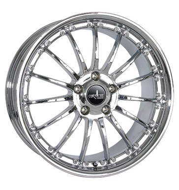 pneumatiky - 7x17 4x100 ET35 Corniche Topaz chrom chrom Lehk nkladn vozidla pln rok od 17,5 