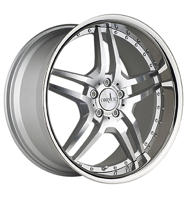 pneumatiky - 9x18 5x112 ET35 Corniche Vegas silber bright silver polished randpoliert skrabka na led Rfky / Alu sapont Mutec pneus