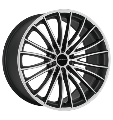 pneumatiky - 9.5x19 5x100 ET35 Corspeed Le Mans schwarz mattblack-polished ventil cepice Rfky / Alu Auto-Tuning + styling dly disky