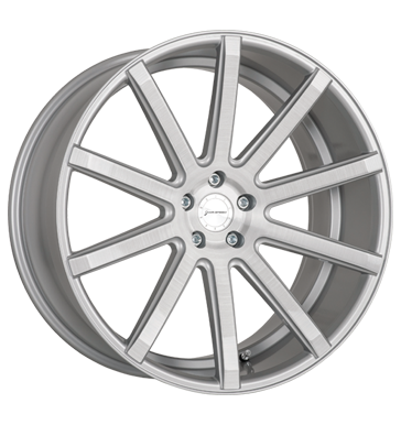 pneumatiky - 10.5x22 5x120 ET40 Corspeed Deville silber Silver-brushed-Surface UNION Rfky / Alu KOLA Lehk nkladn automobil v zime pneumatiky