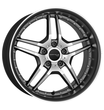 pneumatiky - 8x18 5x120 ET38 Corspeed Vegas schwarz mattblack-polished MIGLIA Rfky / Alu Tricka ventil auta pneu