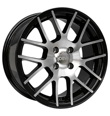 pneumatiky - 7.5x16 4x100 ET35 DBV Arizona schwarz schwarz poliert Kabely a konektory Rfky / Alu Offroad Wintergreen chlapec pneu