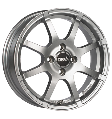 pneumatiky - 5.5x15 4x100 ET42 DBV Bali II silber silber lackiert Truck Winter od 17,5 