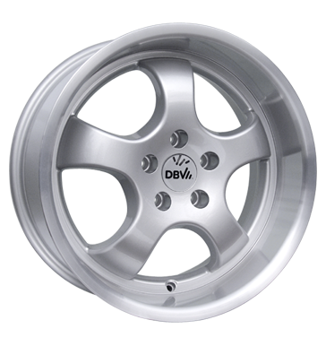 pneumatiky - 8x17 5x98 ET35 DBV Caribic Cup silber silber Horn poliert GS-Wheels Rfky / Alu Truck lto od 17,5 