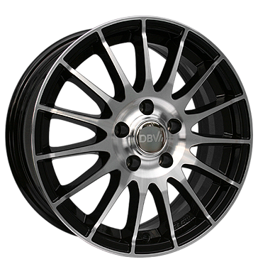 pneumatiky - 7.5x17 5x105 ET40 DBV Florida schwarz schwarz poliert RC design Rfky / Alu nepromokav odev rukavice Autoprodejce