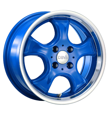 pneumatiky - 5.5x13 4x100 ET38 DBV Tahiti blau blau Horn poliert Tricka Rfky / Alu propagace testjj2 BAY Kola Autodlna