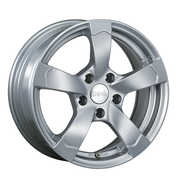 pneumatiky - 7.5x17 5x100 ET35 DBV Torino II silber silber lackiert Sportovn vfuky Rfky / Alu myt oken Chafers: Nkladn / podvalnk Autodlna