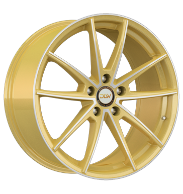 pneumatiky - 9x20 5x130 ET45 Deluxe Wheels Manay gold gold matt Konturen poliert Csti RV + Caravan Rfky / Alu DOTZ Chlazen - Air trziste