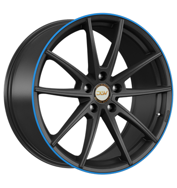 pneumatiky - 9x20 5x120 ET40 Deluxe Wheels Manay schwarz schwarz matt Akzentring blau lackiert BRABUS Rfky / Alu svetr fleece Baro Hlinkov disky