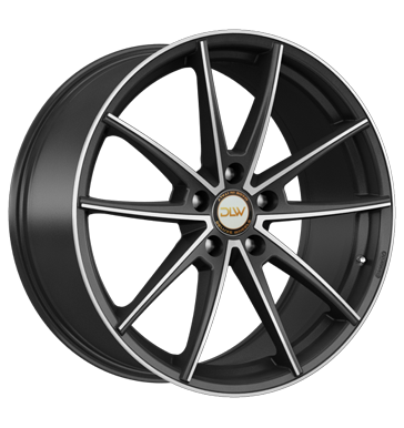 pneumatiky - 8.5x19 5x112 ET45 Deluxe Wheels Manay schwarz schwarz matt Konturen poliert Sportovn vfuky Rfky / Alu Offroad lto od 17,5 