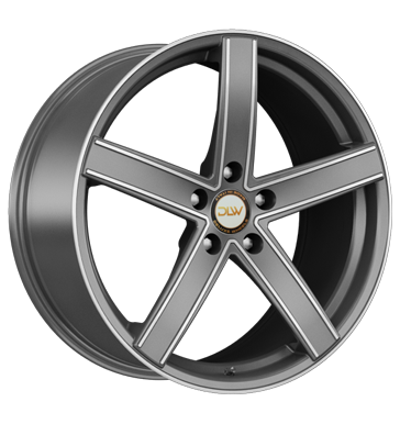 pneumatiky - 9x20 5x130 ET47 Deluxe Wheels Uros grau / anthrazit anthrazit matt Konturen poliert zesilovac Rfky / Alu prves rfky trhovisko