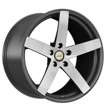 pneumatiky - 9x20 5x112 ET35 Deluxe Wheels Uros S grau / anthrazit anthrazit matt Stern poliert Offroad cel rok Rfky / Alu F-replika STIL AUTO pneu