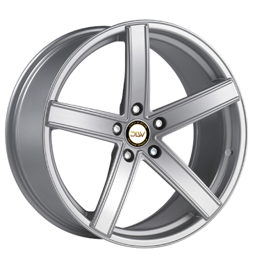 pneumatiky - 9.5x19 5x130 ET45 Deluxe Wheels Uros K silber silber csti tela Rfky / Alu Zimn kompletn kola (ocel) mastek pneumatiky