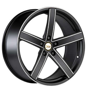 pneumatiky - 9x20 5x112 ET35 Deluxe Wheels Uros K schwarz schwarz matt Konturen poliert elektrick spotrebice Rfky / Alu Smoor skrabka na led trziste