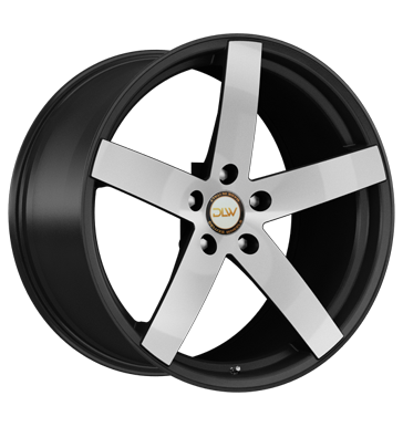 pneumatiky - 9x20 5x114.3 ET35 Deluxe Wheels Uros S schwarz schwarz matt Stern poliert Sportovn vfuky Rfky / Alu telo Zimn kompletn kola (ocel) trhovisko