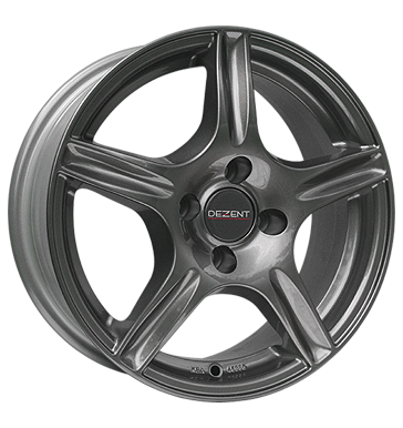 pneumatiky - 6.5x15 4x100 ET38 Dezent L Dark grau / anthrazit anthrazit glänzend pneumatika Rfky / Alu Proline Kola rucn nrad pneumatiky