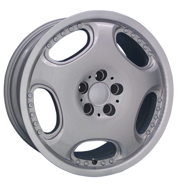 pneumatiky - 7.5x17 5x120 ET35 Dezent RH silber silber Horn poliert Ronal Rfky / Alu Axxion Csti RV + Caravan trhovisko