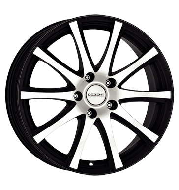 pneumatiky - 7.5x17 5x108 ET30 Dezent RM Dark schwarz black polished kolobezka zvodn Rfky / Alu kozel Pce o automobil + drzba pneu b2b