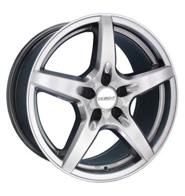 pneumatiky - 7x16 5x108 ET43 Dezent T silber highgloss cel rok Rfky / Alu Globln komise hardtops disky