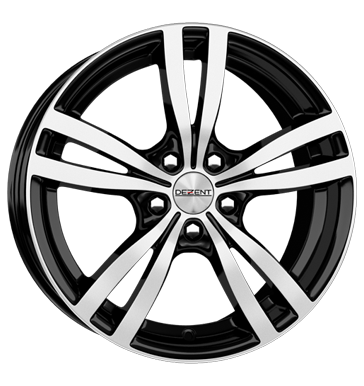 pneumatiky - 6x15 5x100 ET38 Dezent TC Dark schwarz black polished osvetlen Rfky / Alu VOLKSWAGEN rucn vozk disky