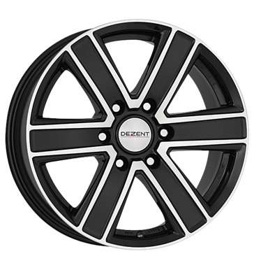 pneumatiky - 8x16 6x139.7 ET35 Dezent TJ Dark schwarz black polished Axxium Rfky / Alu Speedline BRABUS Autodlna