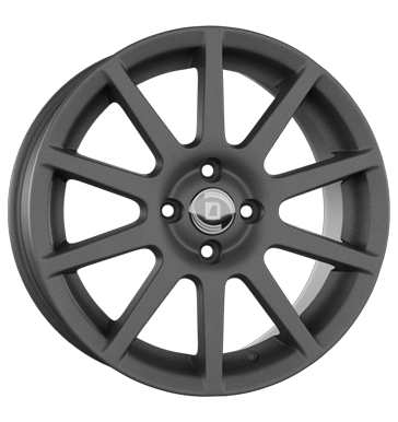 pneumatiky - 7x16 4x108 ET20 Diewe Wheels Allegrezza grau / anthrazit platin matt nosic kol Rfky / Alu letadlo Odpruzen + tlumen Autodlna