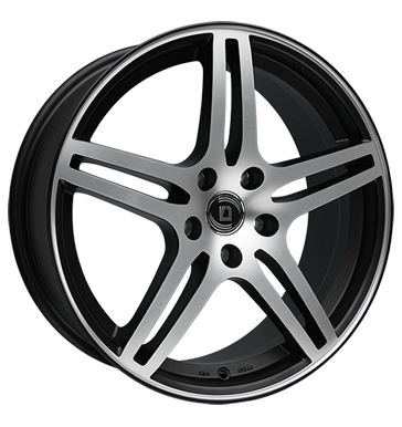 pneumatiky - 7.5x16 5x120 ET37 Diewe Wheels Chinque schwarz Nero machined nrad Rfky / Alu svetr fleece Lehk nkladn auto lto od 17,5 