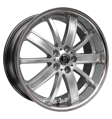 pneumatiky - 9x20 5x130 ET45 Diewe Wheels Sogno silber Argento (silber) Test-kategorie 2 Rfky / Alu Moped a mopedu dly samolepc zvaz Autodlna