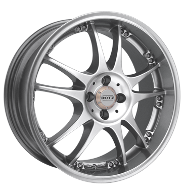 pneumatiky - 8x18 4x98 ET35 Dotz Brands Hatch silber highgloss vstrazn trojhelnky Rfky / Alu MB-Italia Truck Winter od 17,5 