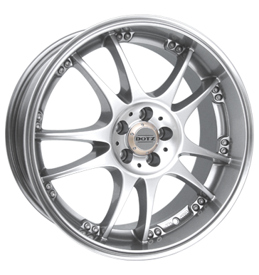 pneumatiky - 6.5x15 5x114.3 ET38 Dotz Brands Hatch silber highgloss Autordio Rarity Rfky / Alu ozdobnmi kryty Slevy Autodlna