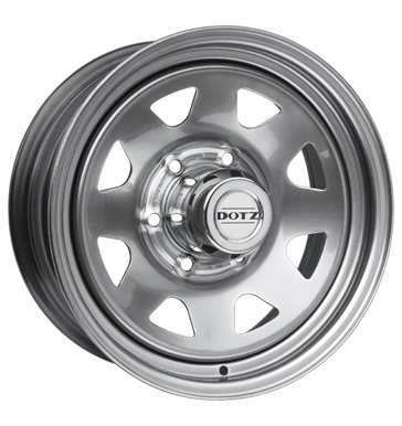 pneumatiky - 7x16 6x139.7 ET30 Dotz Dakar silber silber Jahreswagen Rfky / Alu Offroad Mud Terrain Csti RV + Caravan Autodlna