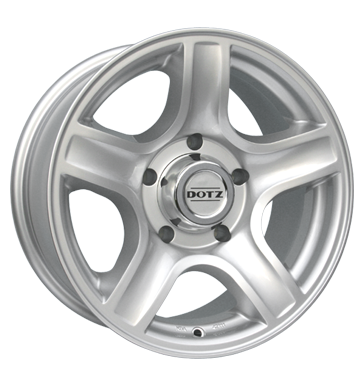 pneumatiky - 7x15 5x139.7 ET0 Dotz Hammada silber silber motocykl Rfky / Alu RC design Momo Autoprodejce