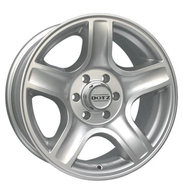 pneumatiky - 8x16 6x139.7 ET20 Dotz Hammada silber silber palivo Rfky / Alu Offroad letn montzn nrad pneu b2b