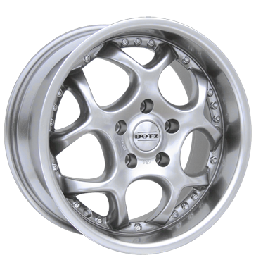 pneumatiky - 8.5x18 5x100 ET30 Dotz Hockenheim silber hochglanz poliert MB-Italia Rfky / Alu Motocyklov zvody pce o pneumatiky pneu