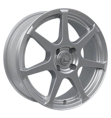 pneumatiky - 7x15 4x108 ET15 Dotz Jarama silber silber lackiert AUDI Rfky / Alu letadlo Momo disky