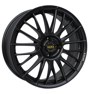 pneumatiky - 7x17 4x108 ET25 Dotz Rapier Dark schwarz black matt Rial Rfky / Alu Kerscher Mutec b2b pneu