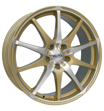 pneumatiky - 8x17 5x112 ET48 Dotz Shuriken Gold Edit. gold gold polished snehov retezy Rfky / Alu autokosmetiky svetr fleece Velkoobchod