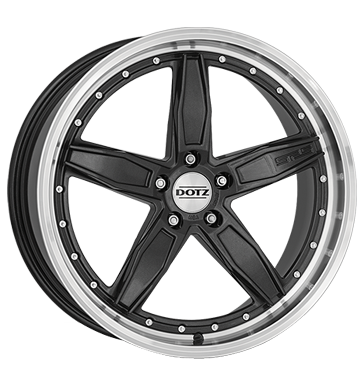 pneumatiky - 8.5x19 5x112 ET35 Dotz SP5 dark grau / anthrazit gunmetal polished lip PKW lto Rfky / Alu CARLSSON Lehk nkladn vuz cel rok trhovisko