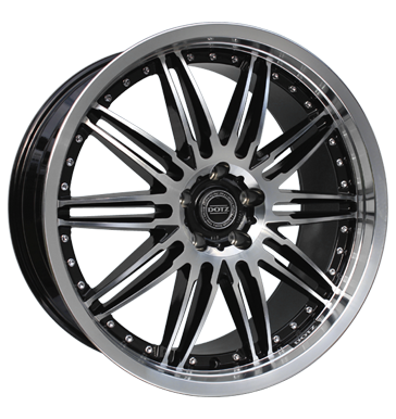 pneumatiky - 10x20 5x120 ET25 Dotz Territory schwarz black polished automobilov sady Rfky / Alu magma Offroad cel rok velkoobchod s pneumatikami