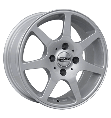 pneumatiky - 6.5x15 4x100 ET38 Dotz Zandvoort silber silber lackiert baterie Rfky / Alu Offroad Zimn 17.5 