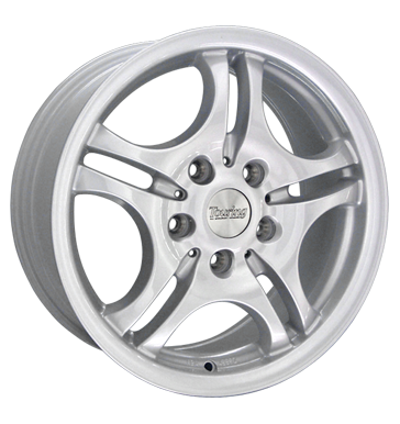 pneumatiky - 8x18 5x120 ET18 e-motion Typ BM silber silber randpoliert COM 4 KOLA Rfky / Alu Auto-Tuning + styling letn pneus