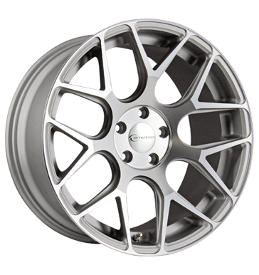 pneumatiky - 8.5x19 5x114.3 ET45 e-motion Mash silber silber matt Motorsport Rfky / Alu Offroad cel rok od 17,5 