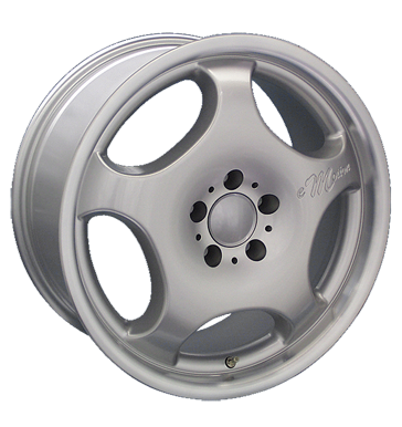 pneumatiky - 8.5x17 5x114.3 ET35 e-motion Opus silber silber Horn poliert ozdobnmi kryty Rfky / Alu Offroad cel rok denn Hlinkov disky