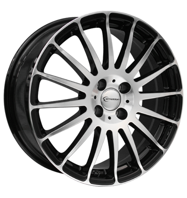 pneumatiky - 7.5x18 4x98 ET35 e-motion Racing schwarz schwarz frontpoliert Polo tricka Rfky / Alu PLATINUM prslusenstv b2b pneu