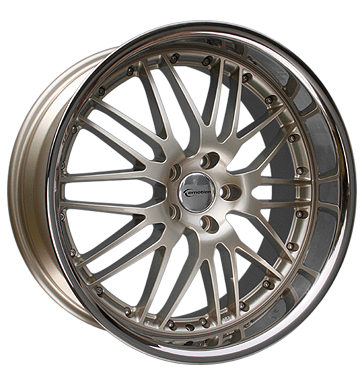 pneumatiky - 9.5x20 5x120 ET15 e-motion Wasabi silber champagner mit Edelstahlbett Offroad letn Rfky / Alu palivo Sportovn vfuky pneu b2b