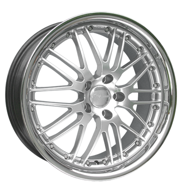 pneumatiky - 9x18 5x112 ET30 e-motion Wasabi silber hypersilber mit Edelstahlb. Baro Rfky / Alu Truck Winter od 17,5 