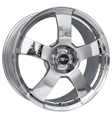 pneumatiky - 6.5x15 5x100 ET38 e-motion Z chrom chrom nosic kol Rfky / Alu mikiny Chrome Parts Autoprodejce