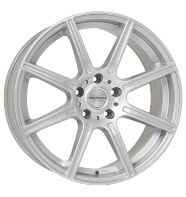 pneumatiky - 8.5x18 5x115 ET40 Ecanto E-142 silber silber lackiert RC design Rfky / Alu kombinza prce Autodlna