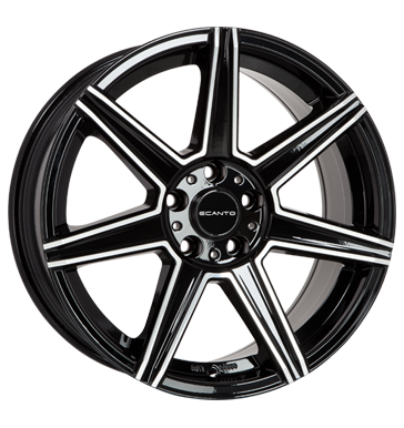 pneumatiky - 8.5x18 5x120 ET35 Ecanto E-153 schwarz black polished motocykl ventil Rfky / Alu neprirazen kategorie produktu Pouzdra & schovna b2b pneu