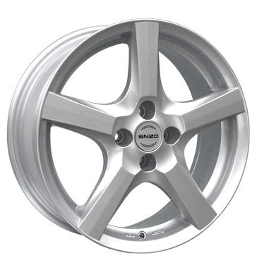 pneumatiky - 6.5x15 4x100 ET38 Enzo H silber silber Lehk nkladn auto Winter od 17,5 